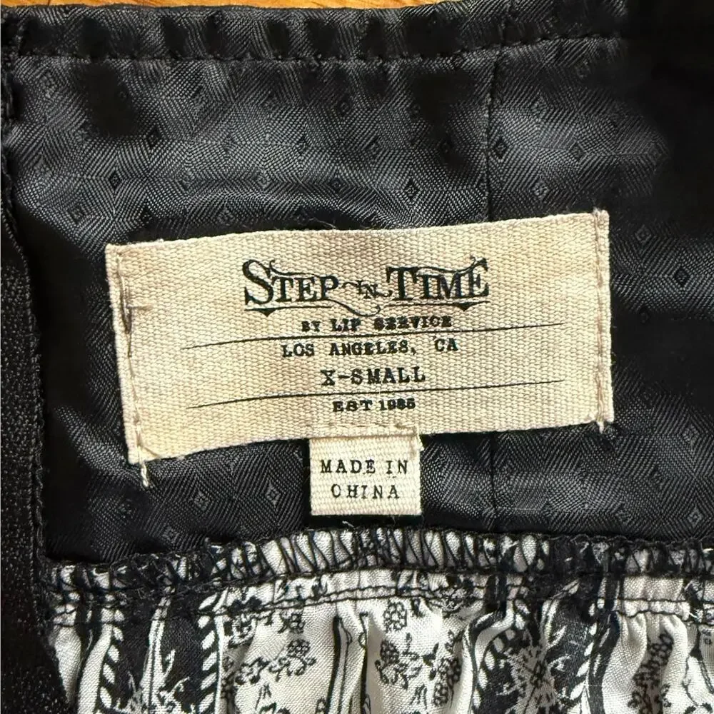 Vintage Lip Service Winchester Emporium Steampunk Victorian High Waist Skirt - Picture 11 of 13